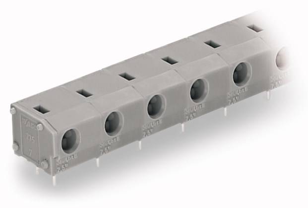 WAGO 235-802 Federkraftklemmblock 1.50mm² Polzahl 2 Grau 220St.