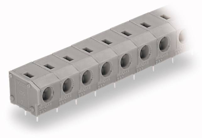 WAGO 235-502 Federkraftklemmblock 1.50mm² Polzahl 2 Grau 280St.
