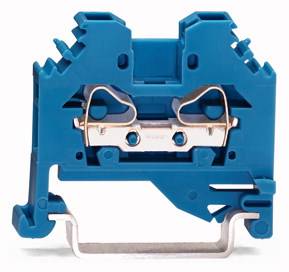 WAGO 281-104 Durchgangsklemme 6mm Zugfeder Belegung: N Blau 100St.