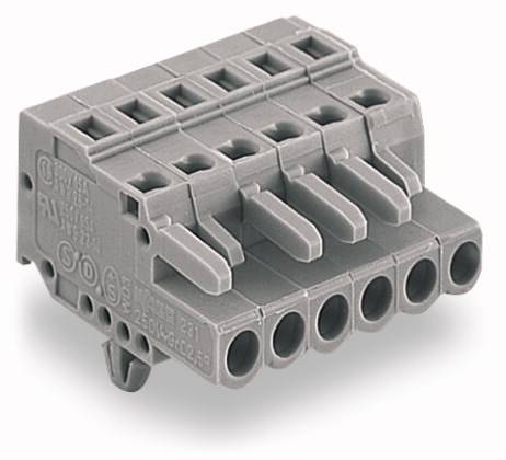 WAGO Buchsengehäuse-Kabel 231 Polzahl Gesamt 11 Rastermaß: 5mm 231-111/008-000 25St.