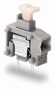 WAGO 235-711/332-000 Federkraftklemmblock 0.50 mm² Polzahl (num) 1 Grau 800 St.