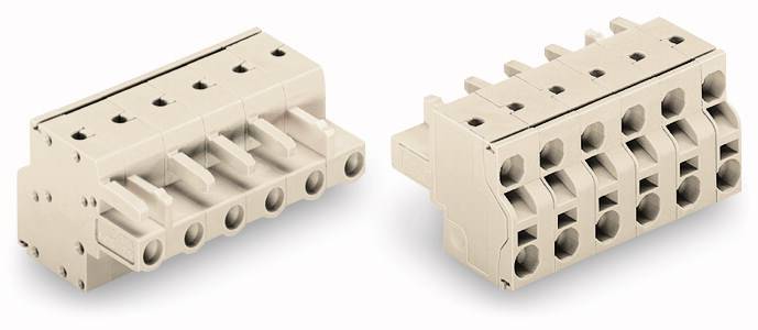 WAGO 721-2210/026-000 Federleiste Gesamtpolzahl 10 Anzahl Reihen 2 25St.