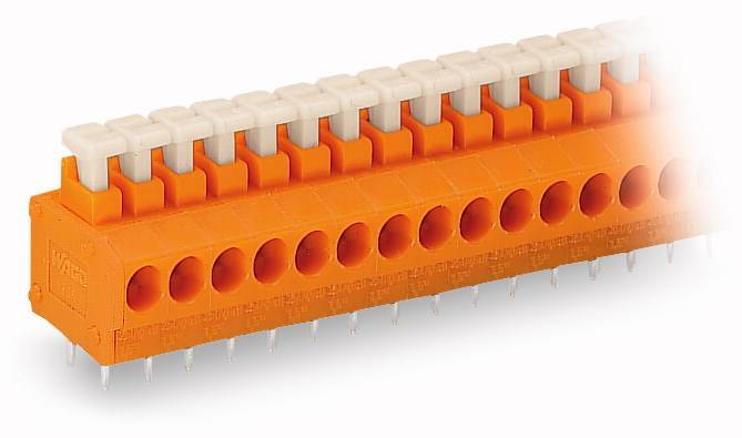 WAGO 235-107 Federkraftklemmblock 1.50mm² Polzahl 7 Orange 160St.