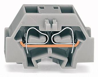 WAGO 260-353 Einzelklemme 8mm Zugfeder Belegung: L Grau 300St.
