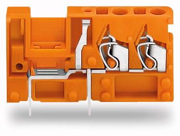 WAGO 742-176 Federkraftklemmblock 2.50mm² Polzahl 1 Orange 200St.
