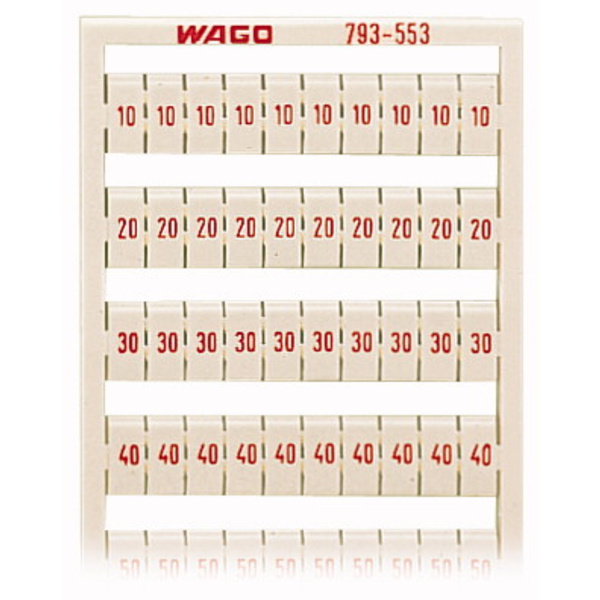 WAGO 793-553 Bezeichnungskarten 5St.