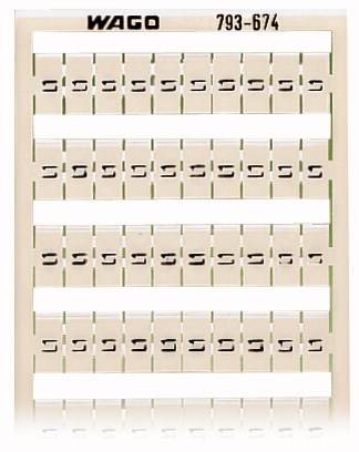 'WAGO 793-674' Steckverbinder mit mehreren Reihen weißer Klemmen, geeignet für elektrische Installationen.