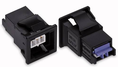 WAGO 893-2022 Netz-Steckverbinder WINSTA KNX Buchse, gerade Gesamtpolzahl: 2 3 A Lichtgrau 50 St.