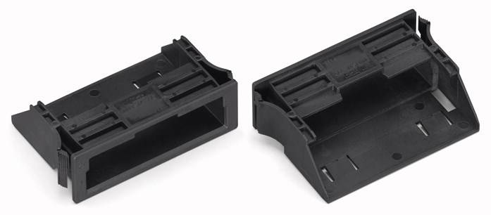 WAGO Snap-In-Rahmen Schwarz 100St.