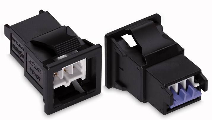 WAGO 893-2032 Netz-Steckverbinder WINSTA KNX Stecker, gerade Gesamtpolzahl: 2 3 A Lichtgrau 50 St.