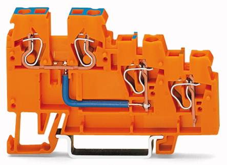 WAGO 270-564 Initiatorenklemme 5mm Zugfeder Orange 10St.