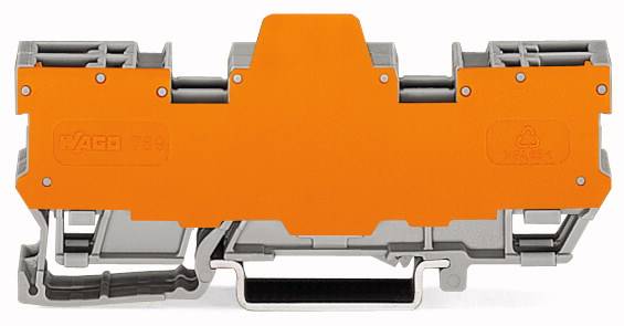 WAGO 769-163/769-313 Basisklemmenblock 5mm Zugfeder Belegung: L Grau 5St.
