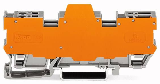 WAGO 769-182/769-314 Basisklemmenblock 5mm Zugfeder Belegung: L Grau 10St.