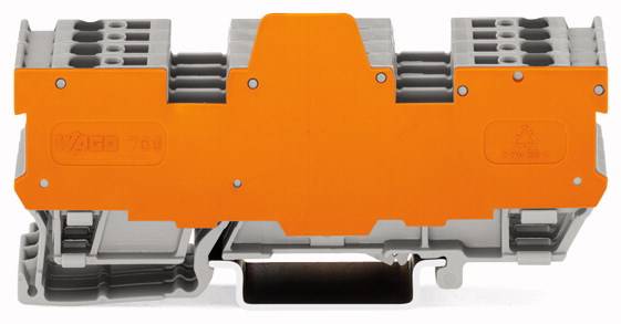 WAGO 769-195/769-319 Basisklemmenblock 5mm Zugfeder Belegung: L Grau 5St.