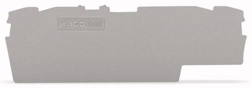 WAGO 2002-1891 Abschluss- und Trennplatte Grau 100 St.