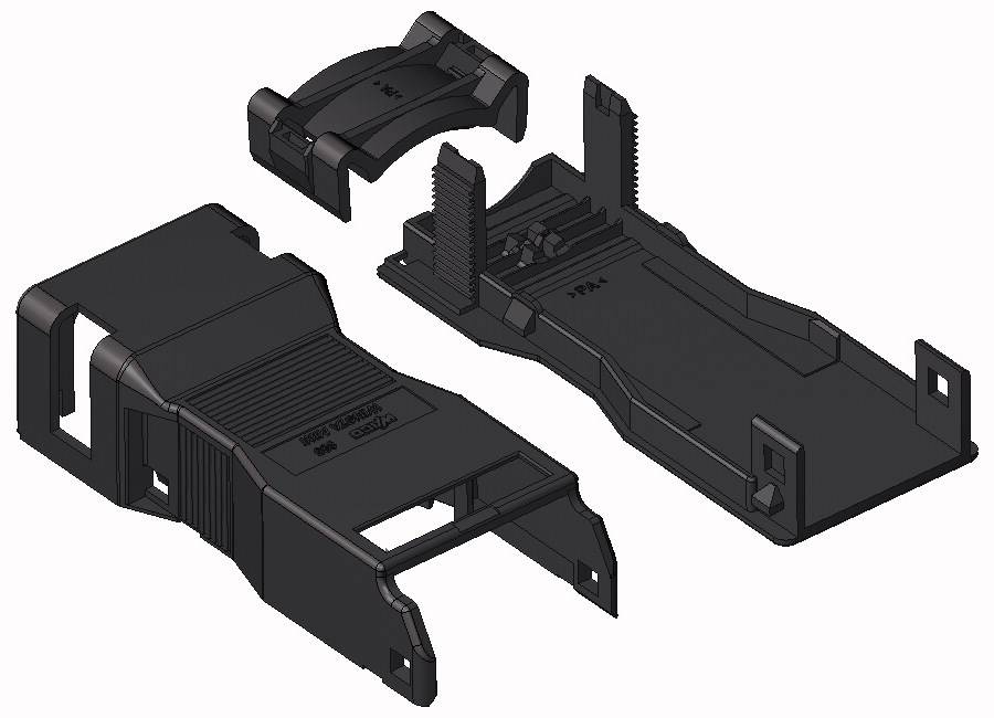 WAGO Zugentlastung Weiß 50St.