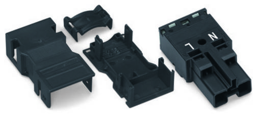 WAGO 770-132/041-000 Netz-Steckverbinder WINSTA MIDI Stecker, gerade Gesamtpolzahl: 2 25 A Weiß 25
