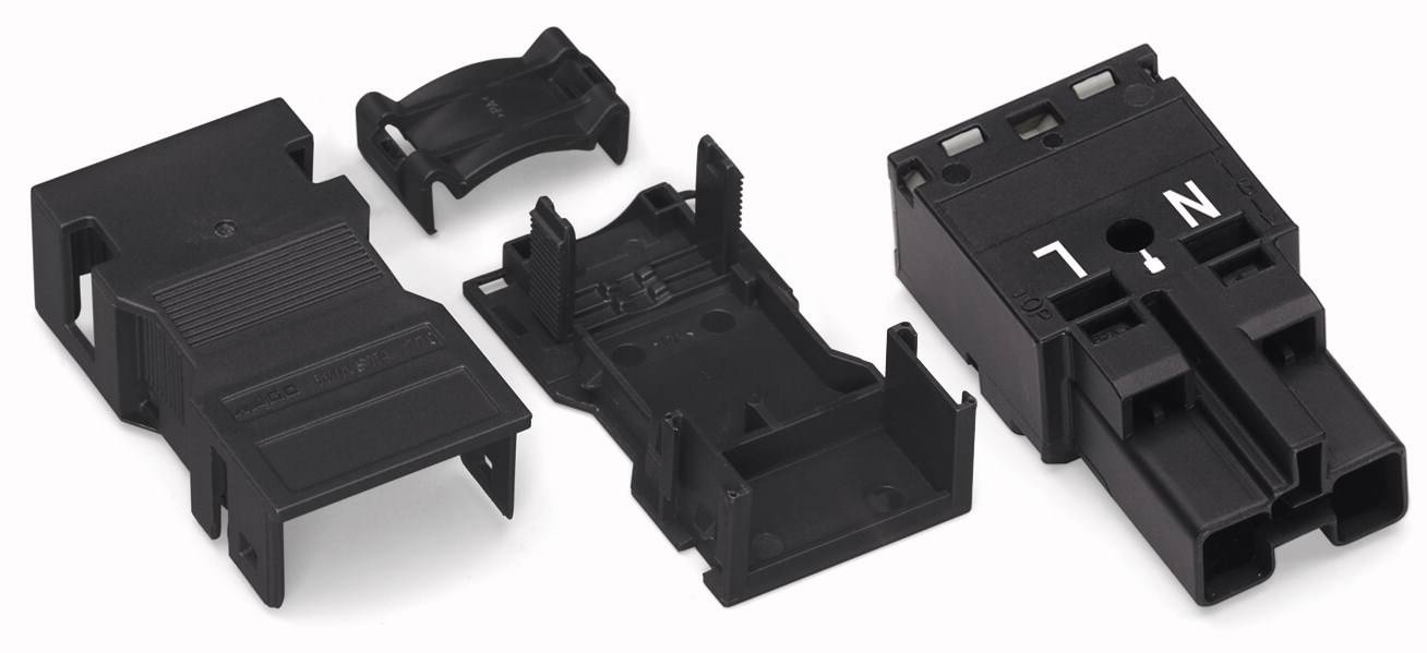 WAGO 770-132/041-000 Netz-Steckverbinder WINSTA MIDI Stecker, gerade Gesamtpolzahl: 2 25 A Weiß 25 St.