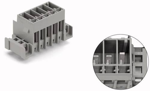 WAGO Buchsengehäuse-Platine 769 Polzahl Gesamt 6 Rastermaß: 5 mm 769-636/003-036 25 St.