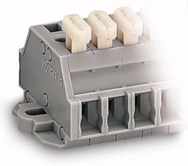 WAGO 261-424/331-000 Klemmenleiste 6mm Zugfeder Belegung: L Grau 50St.