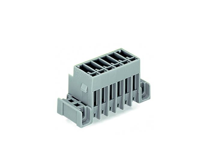 WAGO Buchsengehäuse-Platine 769 Polzahl Gesamt 6 Rastermaß: 5mm 769-636/003-000 25St.