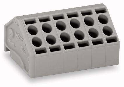 WAGO 806-107 Federkraftklemmblock 1.50mm² Polzahl 7 Grau 125St.