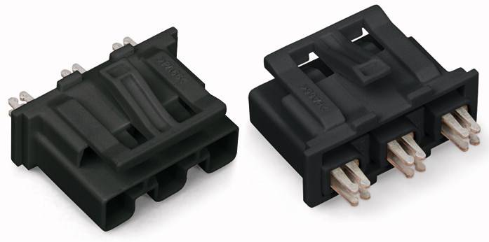 WAGO 770-438 Netz-Steckverbinder WINSTA MIDI Stecker, gerade Gesamtpolzahl: 3 25A Weiß 100St.