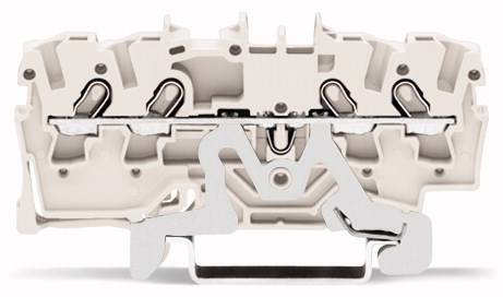 WAGO 2001-1408 Schirmleiterklemme 4.20mm Zugfeder Weiß 100St.