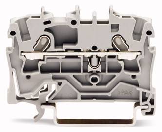 WAGO 2001-1206 Durchgangsklemme 4.20 mm Zugfeder Gelb 100 St.