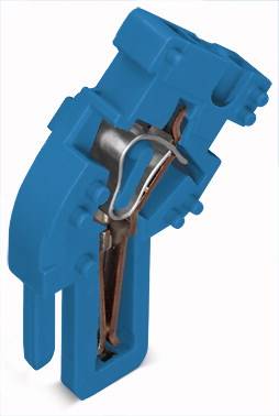 WAGO 769-513/000-006 Einzelklemme 5mm Zugfeder Belegung: N Blau 250St.