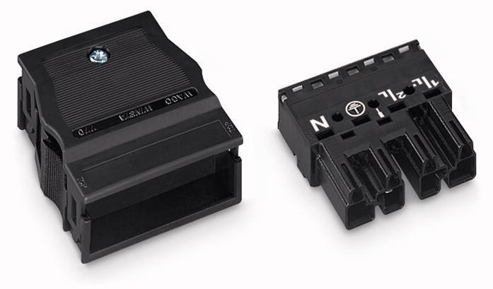 WAGO 770-134 Netz-Steckverbinder WINSTA MIDI Stecker, gerade Gesamtpolzahl: 4 25A Weiß 25St.