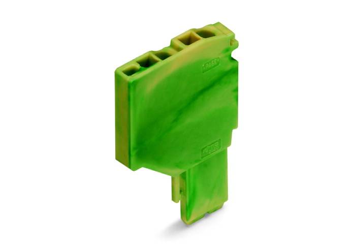 WAGO 2020-267 Einzelklemme 3.50 mm Zugfeder Belegung: PE Grün, Gelb 250 St.
