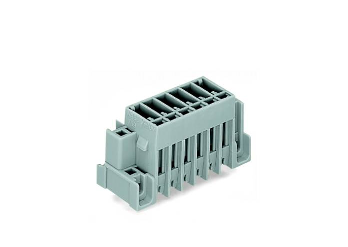 WAGO Buchsengehäuse-Platine 769 Polzahl Gesamt 6 Rastermaß: 5mm 769-636/004-000 50St.