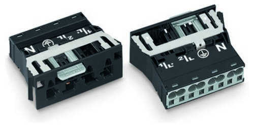 WAGO 770-714/007-000 Netz-Steckverbinder WINSTA MIDI Stecker, gerade Gesamtpolzahl: 3 + PE 25 A Sch
