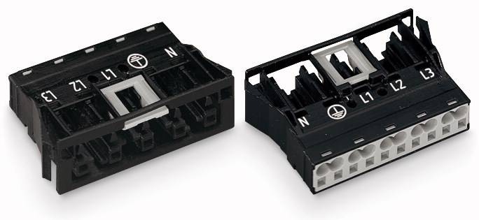 WAGO 770-2305 Netz-Steckverbinder WINSTA MIDI Buchse, gerade Gesamtpolzahl: 5 25A Rot 100St.