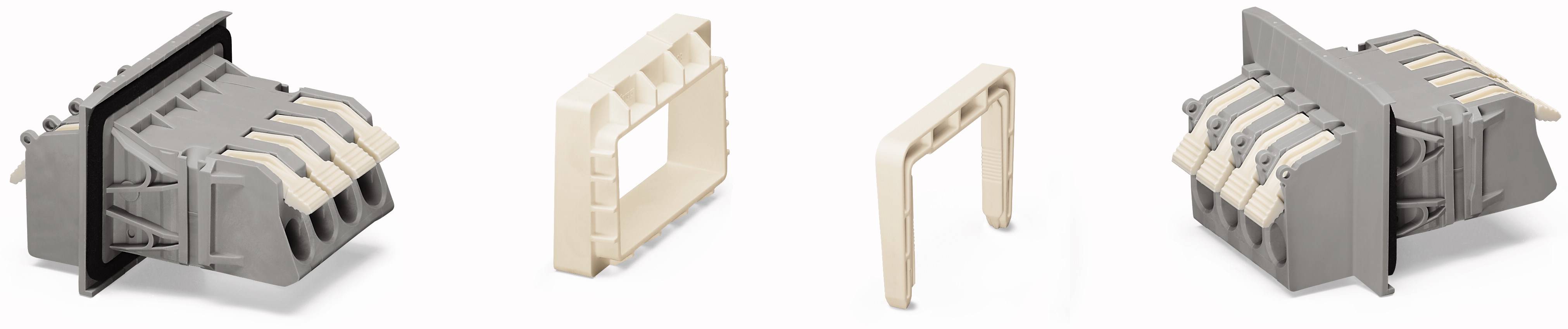 WAGO Buchsengehäuse-Kabel 828 Rastermaß: 11.50 mm 828-334 15 St.