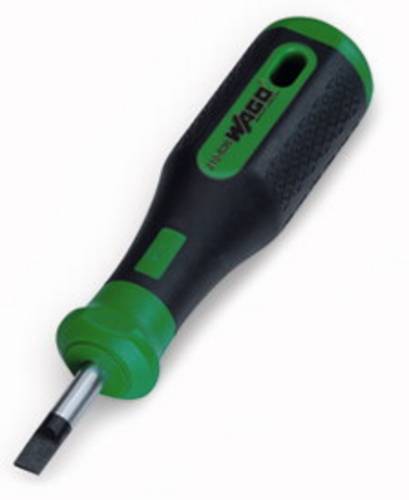 WAGO 210-635 Werkstatt Schlitz-Schraubendreher Klingenbreite: 6.5 mm