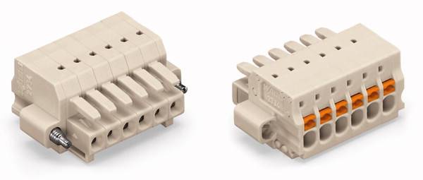 WAGO Buchsengehäuse-Kabel 2734 Polzahl Gesamt 18 Rastermaß: 3.50mm 2734-118/107-000 25St.