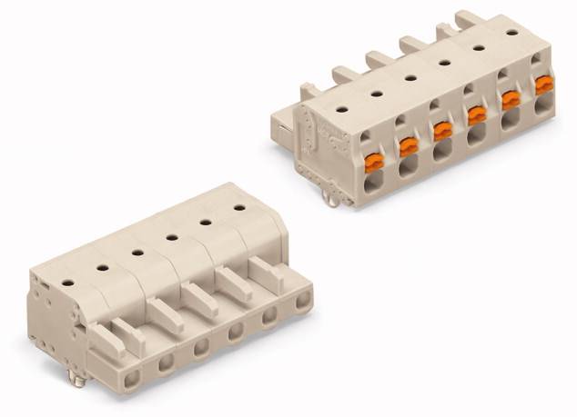 WAGO Buchsengehäuse-Kabel 2721 Polzahl Gesamt 7 Rastermaß: 7.50mm 2721-207/008-000 50St.