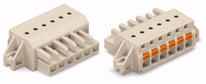WAGO Buchsengehäuse-Kabel 2721 Polzahl Gesamt 10 Rastermaß: 5mm 2721-110/031-000 25St.