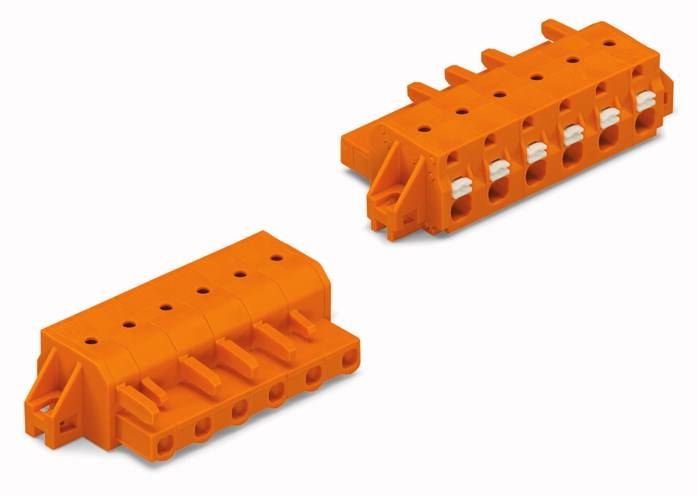 WAGO Buchsengehäuse-Kabel 2231 Polzahl Gesamt 7 Rastermaß: 7.62mm 2231-707/031-000 25St.