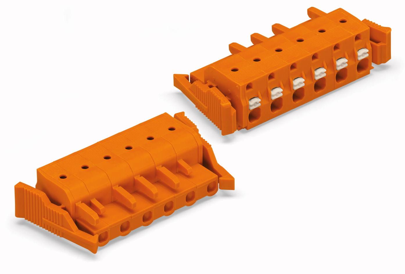 WAGO Buchsengehäuse-Kabel 2231 Polzahl Gesamt 12 Rastermaß: 7.62mm 2231-712/037-000 10St.