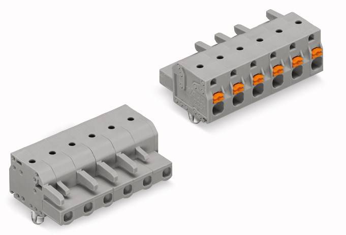 WAGO Buchsengehäuse-Kabel 2231 Polzahl Gesamt 4 Rastermaß: 7.50mm 2231-204/008-000 50St.