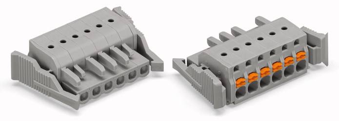 WAGO Buchsengehäuse-Kabel 2231 Polzahl Gesamt 5 Rastermaß: 5mm 2231-105/037-000 50St.