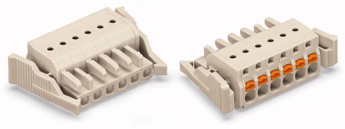 WAGO Buchsengehäuse-Kabel 2721 Polzahl Gesamt 3 Rastermaß: 5 mm 2721-103/037-000 50 St.