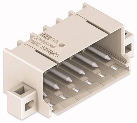 WAGO Stiftgehäuse-Platine 2092 Polzahl Gesamt 5 Rastermaß: 5mm 2092-1425/205-000 100St.