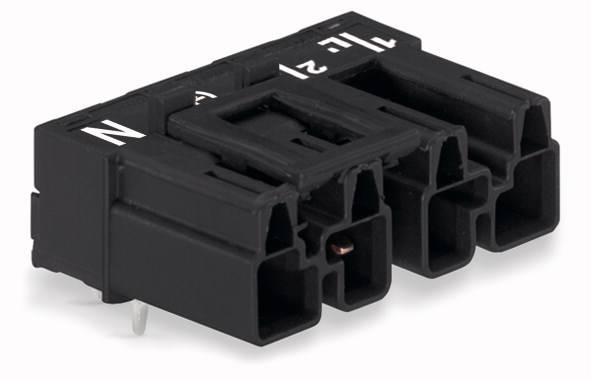WAGO 770-834/011-000 Netz-Steckverbinder WINSTA MIDI Stecker, Einbau horizontal Gesamtpolzahl: 4 25A Weiß 50St.