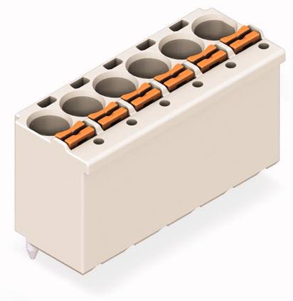 WAGO Stiftgehäuse-Platine 2092 Polzahl Gesamt 6 Rastermaß: 5 mm 2092-1176/200-000 100 St.