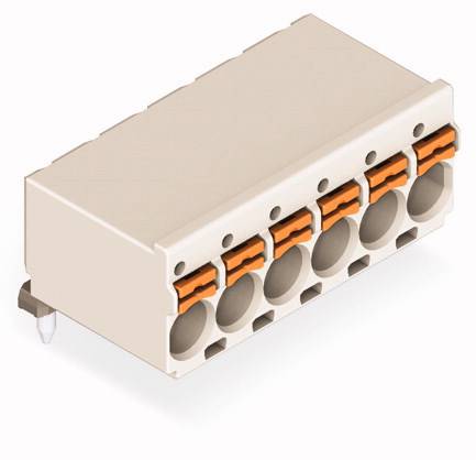 WAGO Stiftgehäuse-Platine 2092 Polzahl Gesamt 10 Rastermaß: 5mm 2092-1380 100St.
