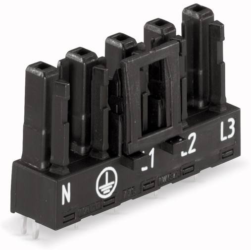 WAGO 770-3105 Netz-Steckverbinder WINSTA MIDI Buchse, Einbau horizontal Gesamtpolzahl: 5 25A Blau 50St.